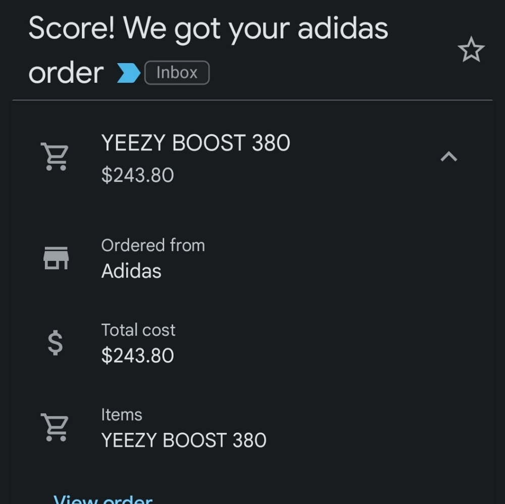 Yeezy Boost 380 Pyrite NWT - Picture 5 of 6